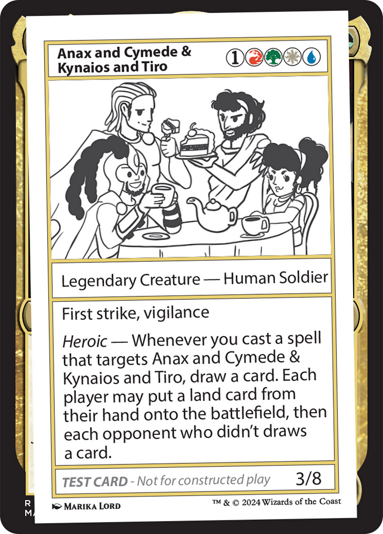 Anax and Cymede & Kynaios and Tiro [Mystery Booster 2 Playtest Cards]-1