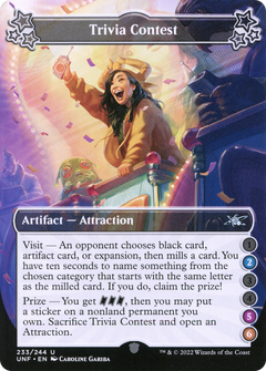 Trivia Contest (2-5-6) (UNF-233) - Unfinity Foil-1