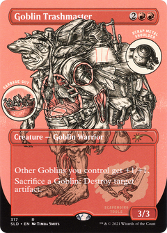 Goblin Trashmaster (SLD-317) - Secret Lair Drop (Borderless) Etched Foil-1
