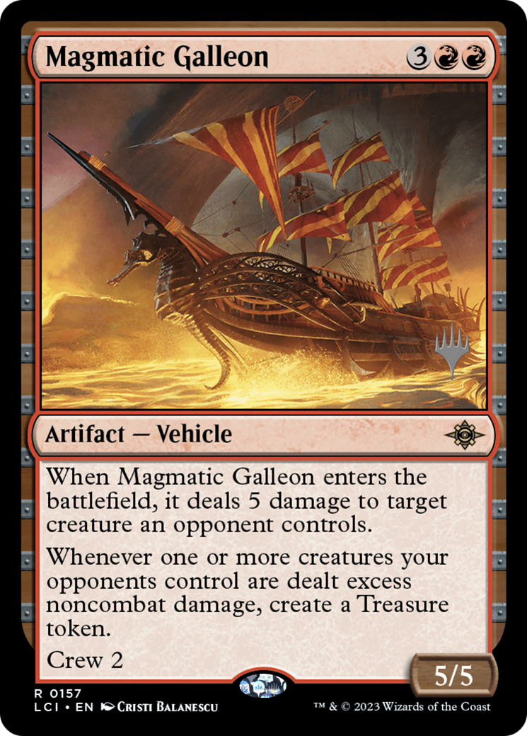 Magmatic Galleon (Promo Pack) [The Lost Caverns of Ixalan Promos]-3
