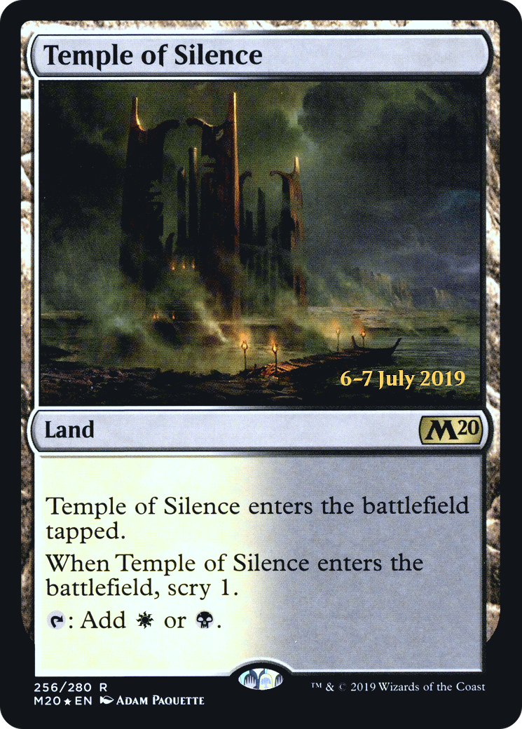 Temple of Silence [Core Set 2020 Prerelease Promos]-1