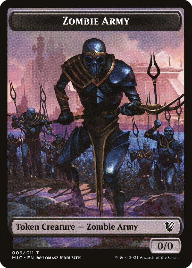 Zombie Army (TMIC-006) - Midnight Hunt Commander Tokens-1