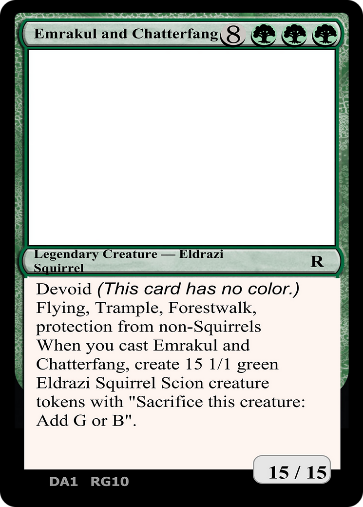 Emrakul and Chatterfang (UNK-RG10) - Unknown Event-1