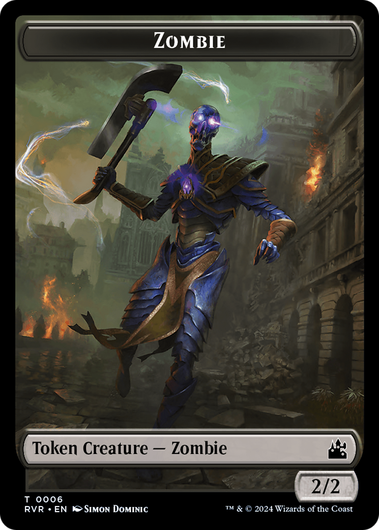 Zombie (TRVR-006) - Ravnica Remastered Tokens-1