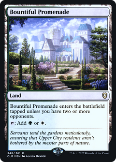 Bountiful Promenade [Commander Legends: Battle for Baldur's Gate Prerelease Promos]-1