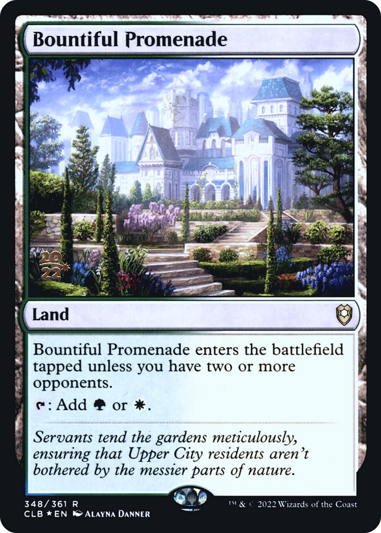 Bountiful Promenade [Commander Legends: Battle for Baldur's Gate Prerelease Promos]-1