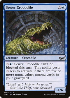 Sewer Crocodile [Streets of New Capenna]-1
