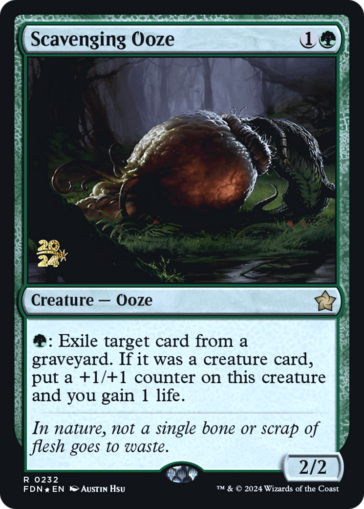 Scavenging Ooze [Foundations Prerelease Promos]-1