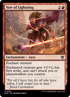 Vow of Lightning (MKC-164) - Murders at Karlov Manor Commander-1