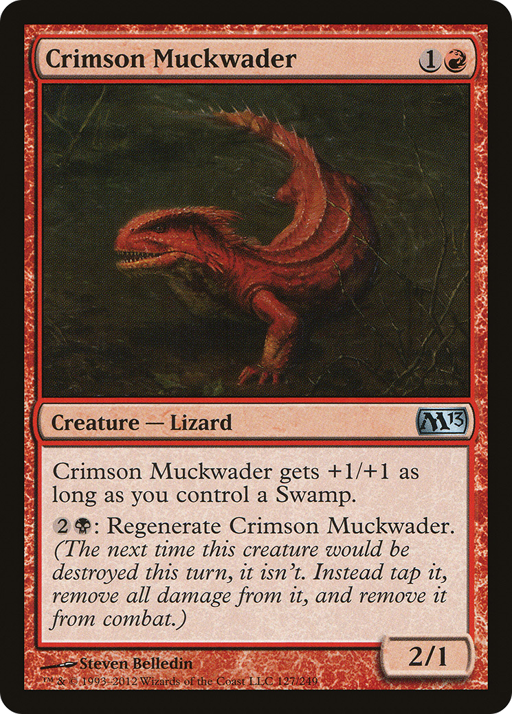 Crimson Muckwader [Magic 2013]-1