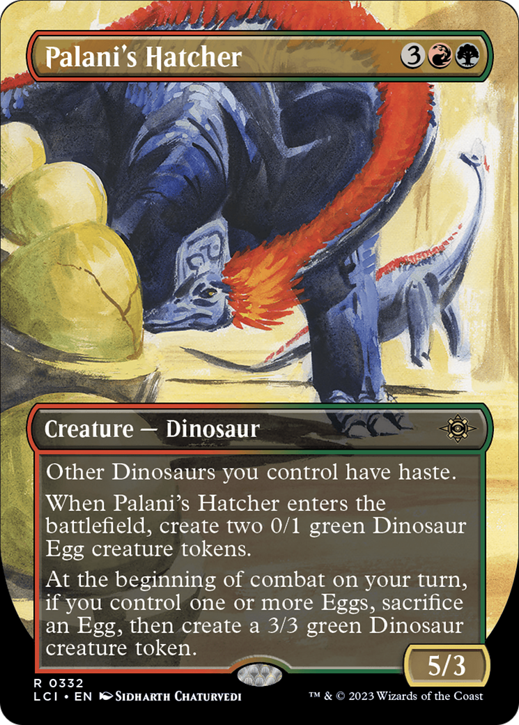 Palani's Hatcher (Borderless) [The Lost Caverns of Ixalan]-1