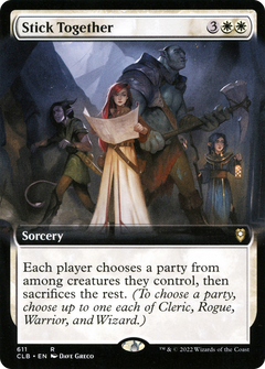 Stick Together (Extended Art) [Commander Legends: Battle for Baldur's Gate]-1