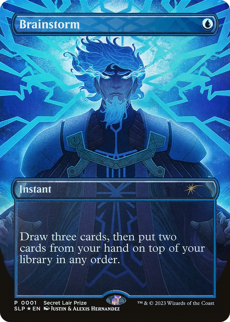 Brainstorm (Borderless) [Secret Lair Showdown]-1