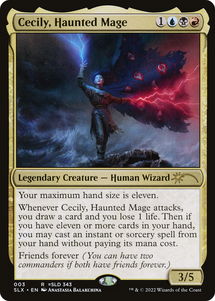Cecily, Haunted Mage [Secret Lair: Universes Within]-1