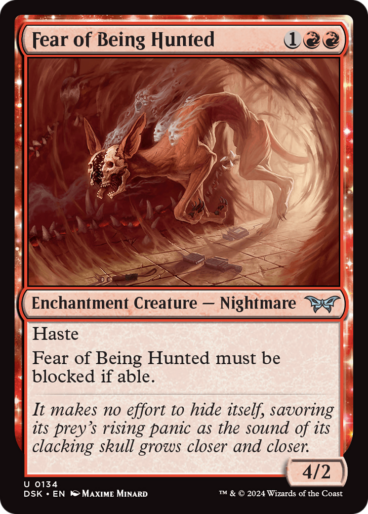 Fear of Being Hunted [Duskmourn: House of Horror]-1
