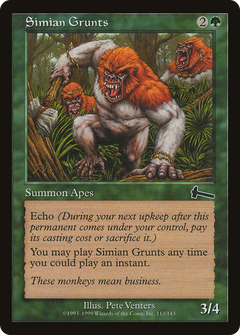 Simian Grunts [Urza's Legacy]-1