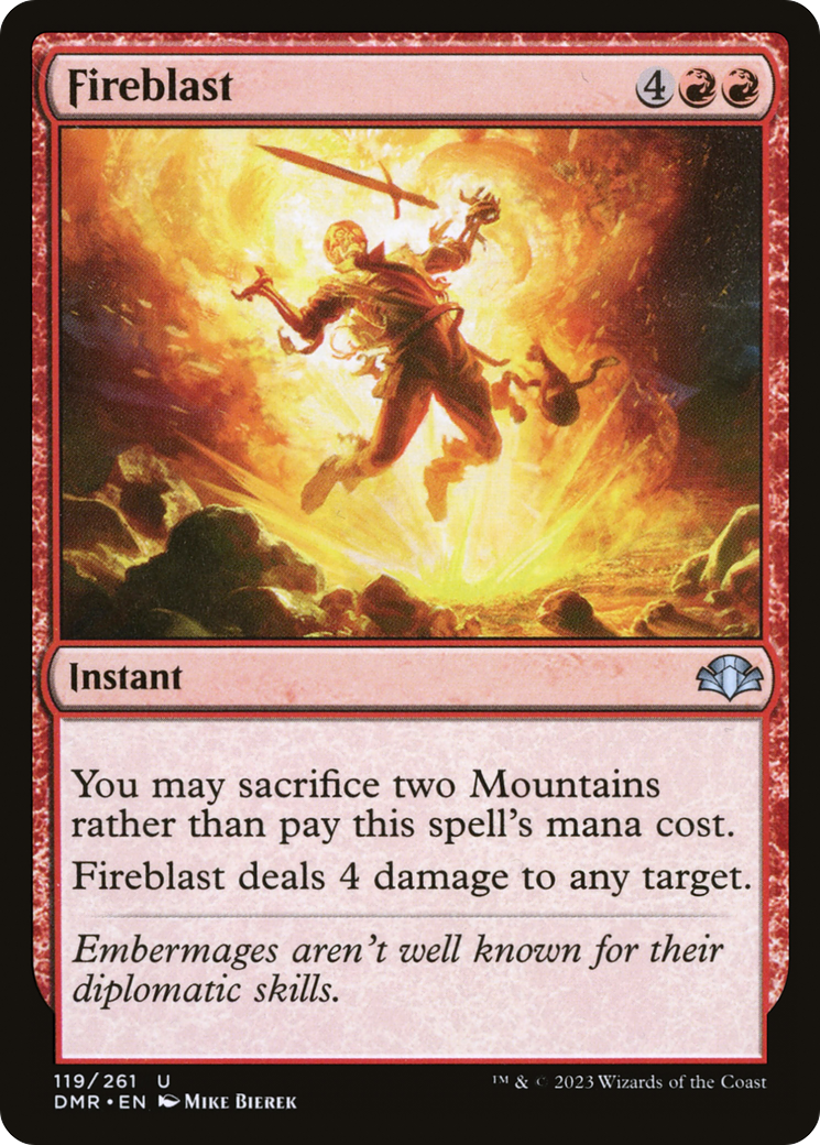 Fireblast [Dominaria Remastered]-1