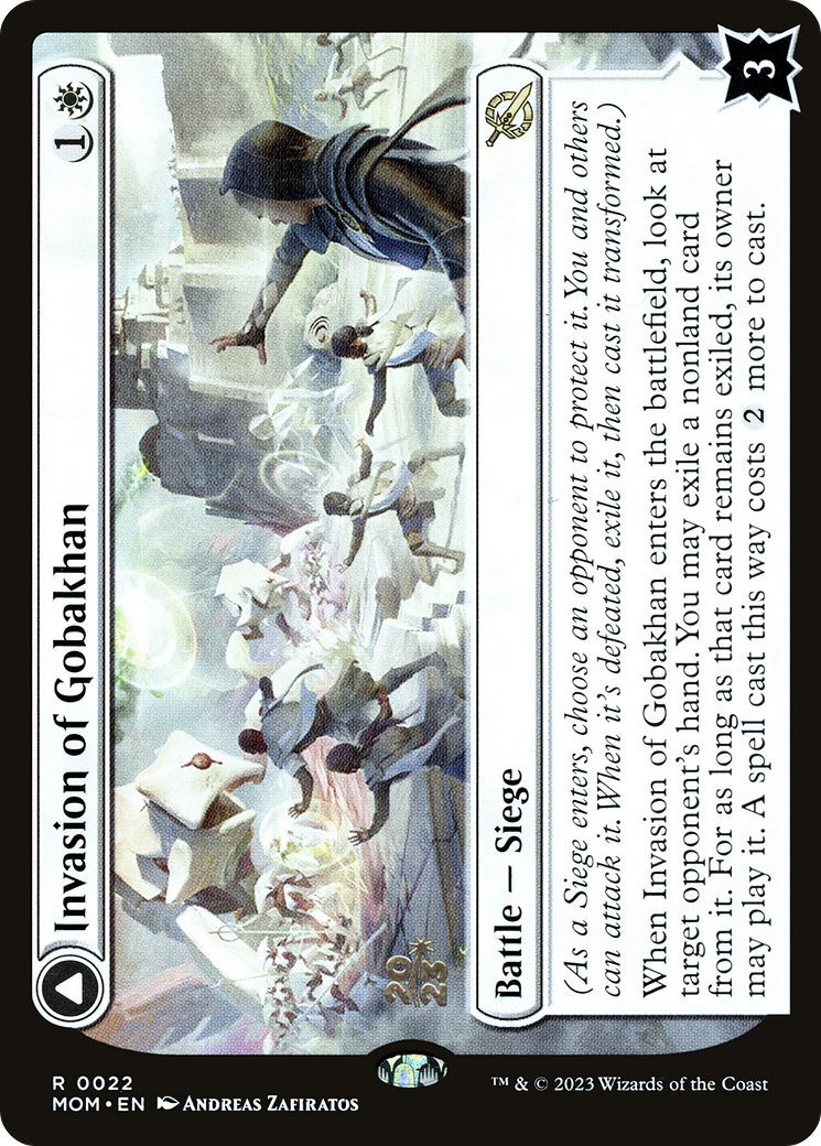 Invasion of Gobakhan // Lightshield Array [March of the Machine Prerelease Promos]-1
