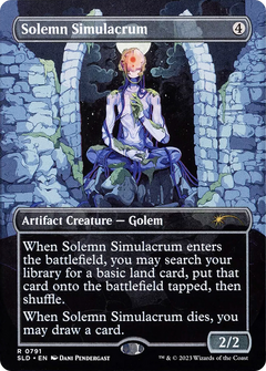 Solemn Simulacrum (0791) (Borderless) [Secret Lair Drop Series]-1