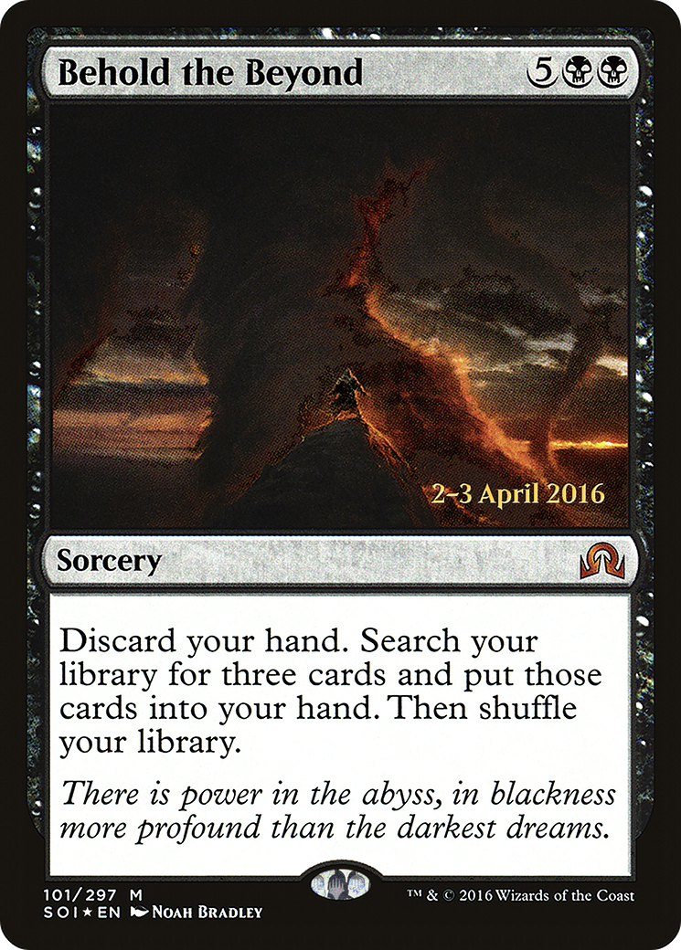 Behold the Beyond [Shadows over Innistrad Prerelease Promos]-1
