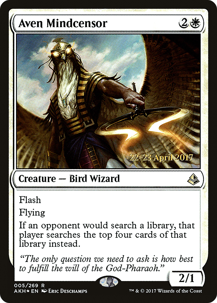 Aven Mindcensor [Amonkhet Prerelease Promos]-1