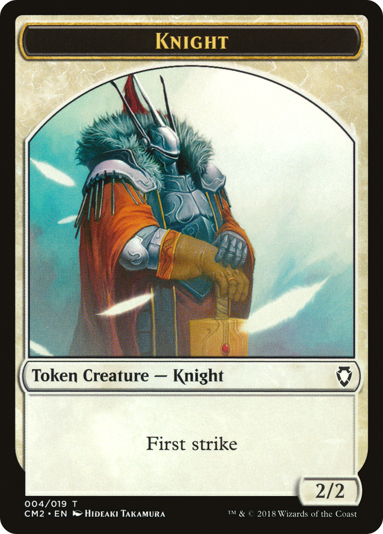 Knight Token [Commander Anthology Volume II Tokens]-1