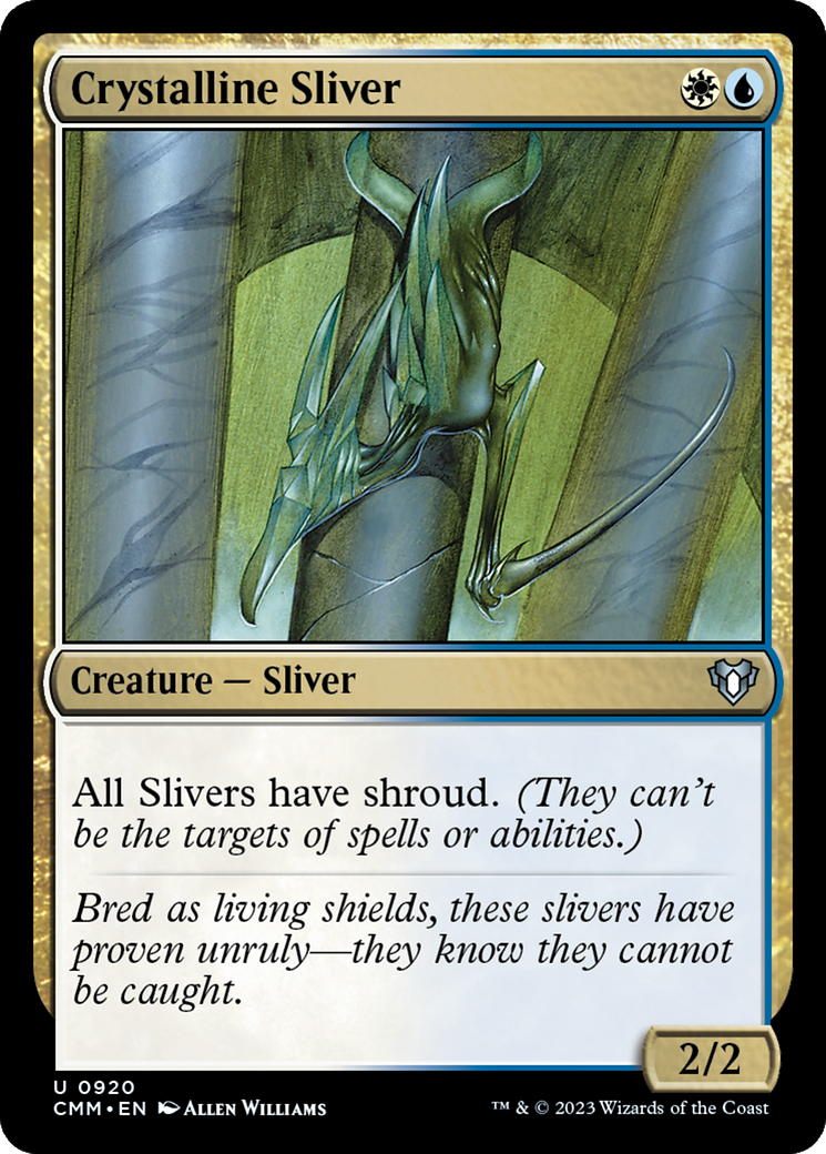 Crystalline Sliver [Commander Masters]-1