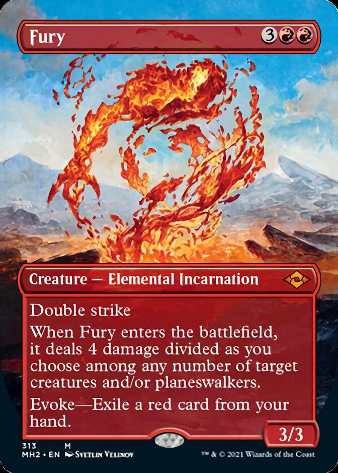 Fury (Borderless Alternate Art) [Modern Horizons 2]-2