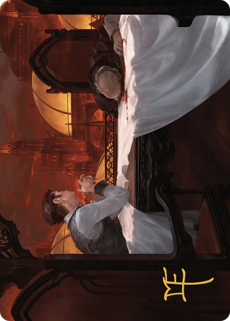 Expedited Inheritance // Expedited Inheritance (AMKM-012) - Murders at Karlov Manor Art Series (Borderless) Foil-3