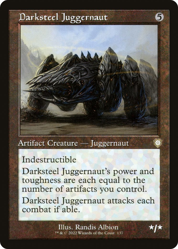 Darksteel Juggernaut (Retro) [The Brothers' War Commander]-1