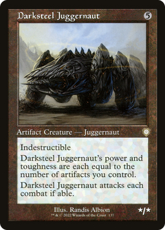 Darksteel Juggernaut (Retro) [The Brothers' War Commander]-1
