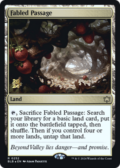 Fabled Passage [Bloomburrow Prerelease Promos]-1