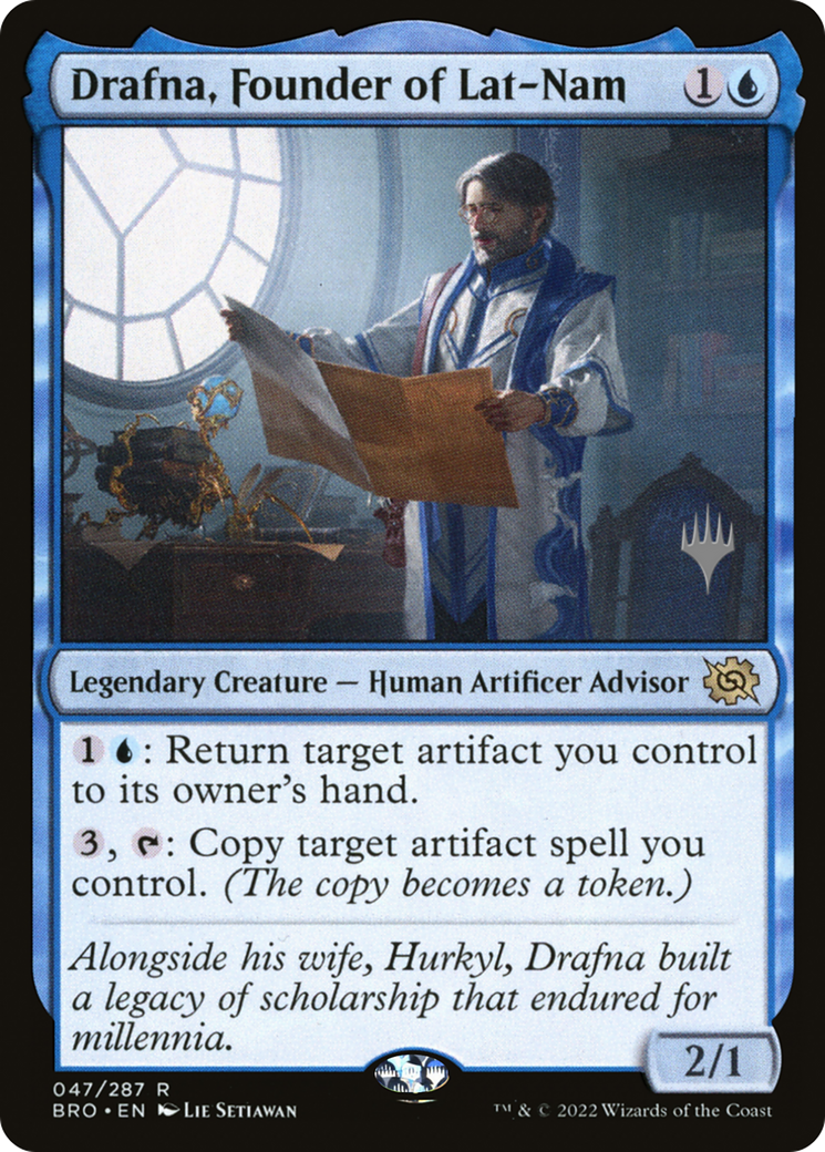 Drafna, Founder of Lat-Nam (Promo Pack) [The Brothers' War Promos]-1