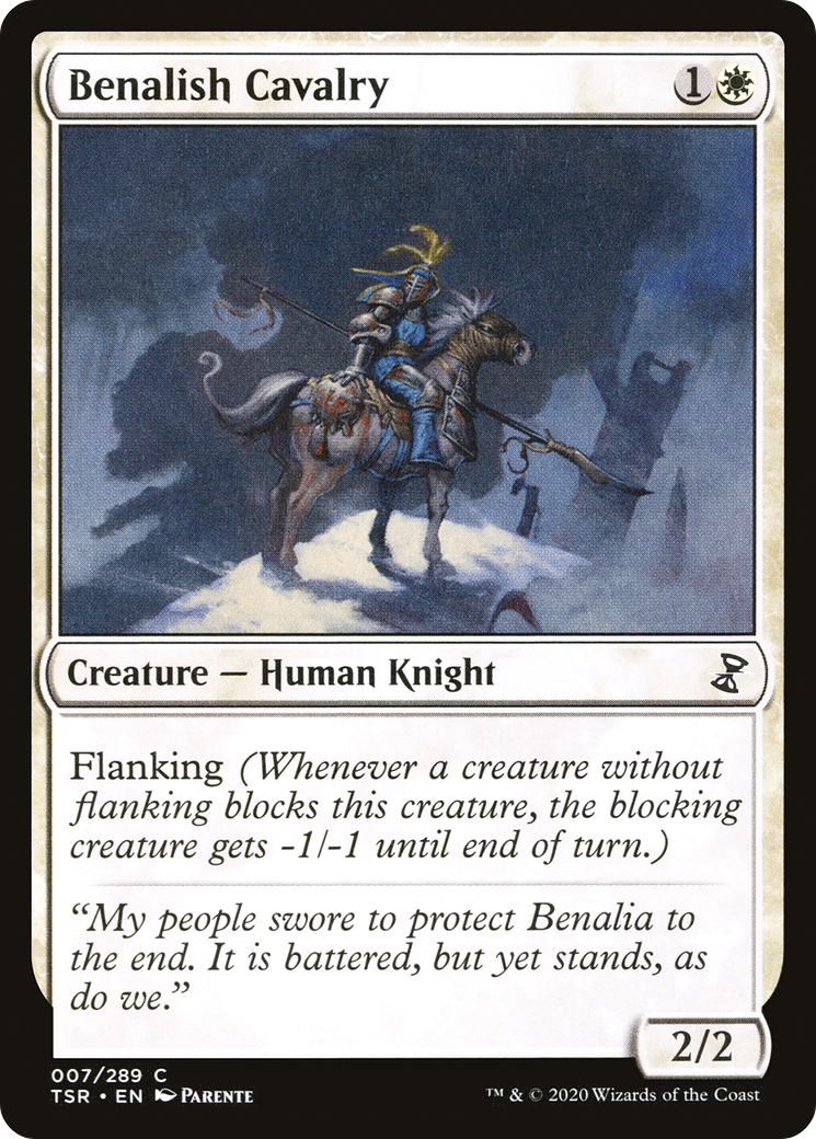 Benalish Cavalry [Time Spiral Remastered]-1