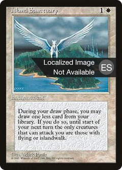 Island Sanctuary [Fourth Edition Foreign Black Border]-1