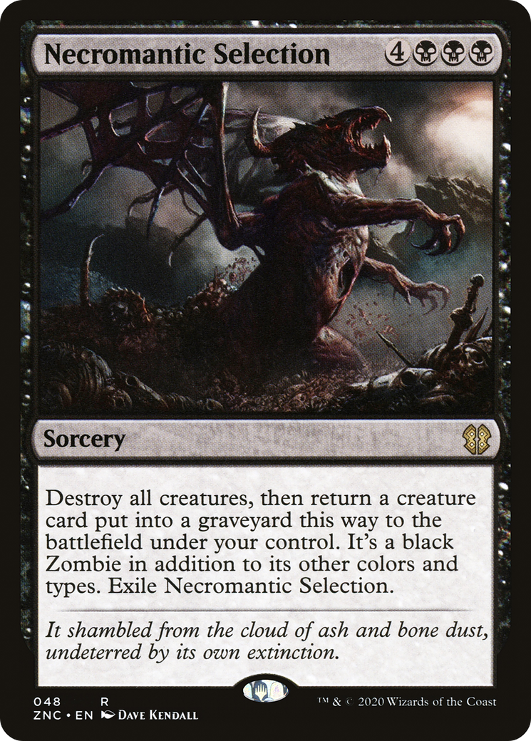 Necromantic Selection [Zendikar Rising Commander]-1