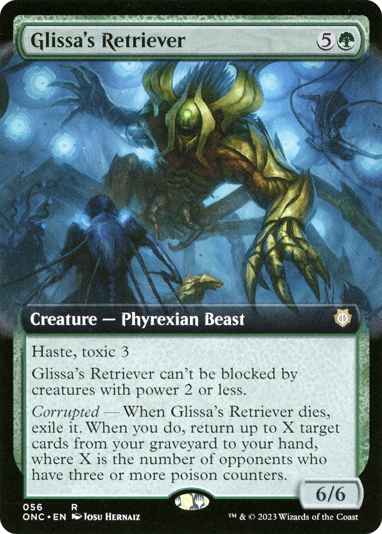 Glissa's Retriever (Extended Art) [Phyrexia: All Will Be One Commander]-1
