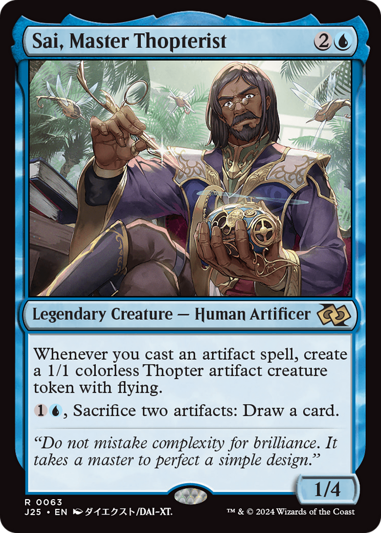 Sai, Master Thopterist (Anime) [Foundations Jumpstart]-1