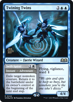 Twining Twins (PRE-240) - Wilds of Eldraine Promos Foil-1