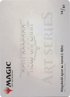 Wingshield Agent // Wingshield Agent (ASNC-014) - New Capenna Art Series (Borderless) Foil-2