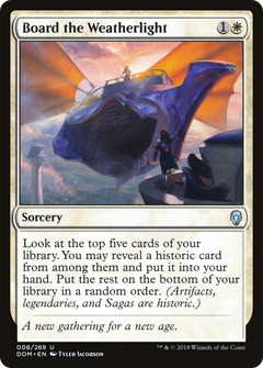 Board the Weatherlight [Dominaria]-1