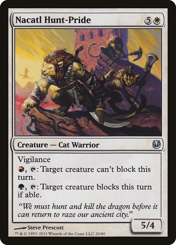 Nacatl Hunt-Pride [Duel Decks: Ajani vs. Nicol Bolas]-1