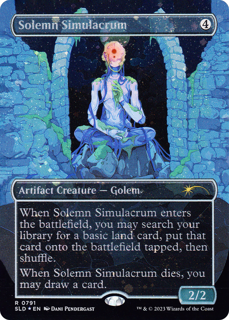 Solemn Simulacrum (0791) (Galaxy Foil) [Secret Lair Drop Series]-1