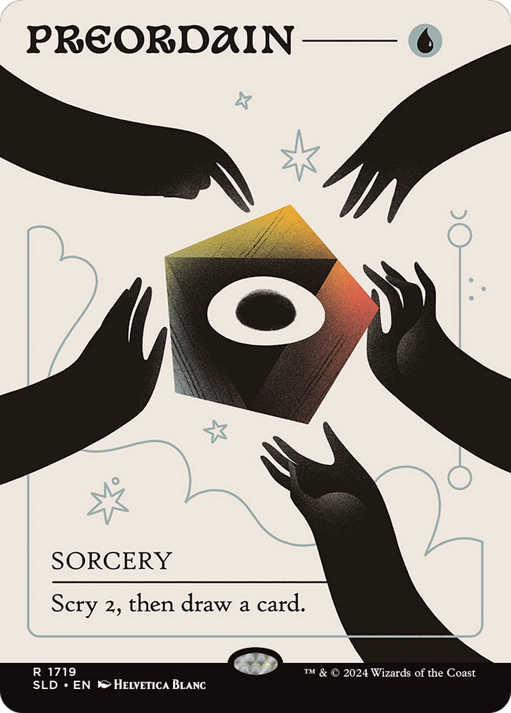 Preordain (SLD-1719) - Secret Lair Drop (Borderless) Foil-1