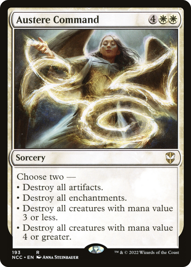 Austere Command [Streets of New Capenna Commander]-1