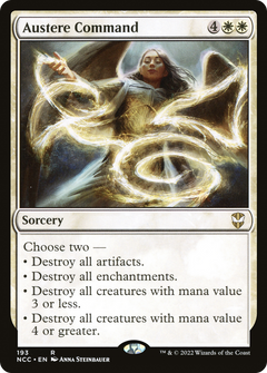 Austere Command [Streets of New Capenna Commander]-1