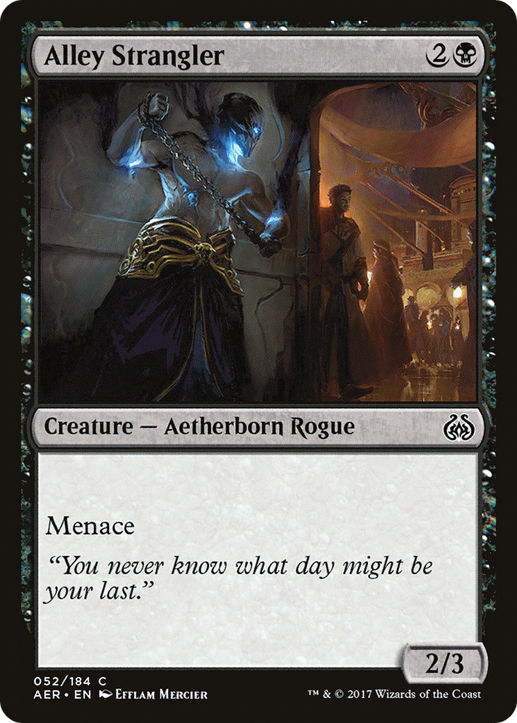 Alley Strangler (AER-052) - Aether Revolt Foil-1