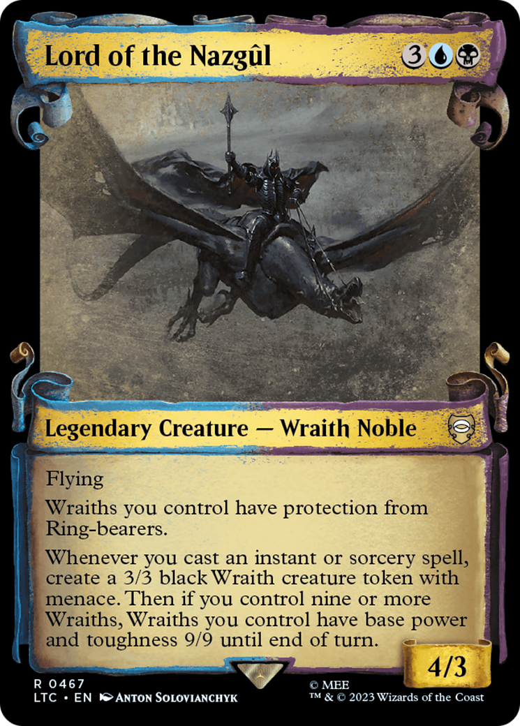 Lord of the Nazgul [The Lord of the Rings: Tales of Middle-Earth Commander Showcase Scrolls]-1