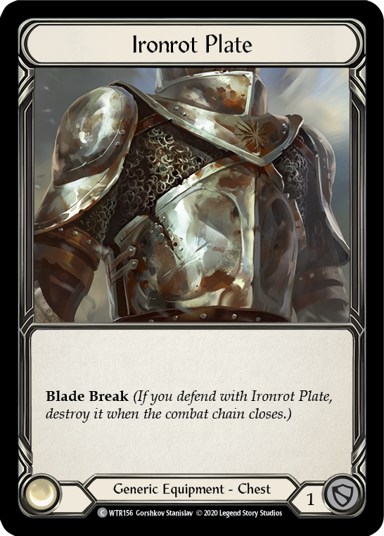 Ironrot Plate [U-WTR156] (Welcome to Rathe Unlimited)  Unlimited Rainbow Foil-2