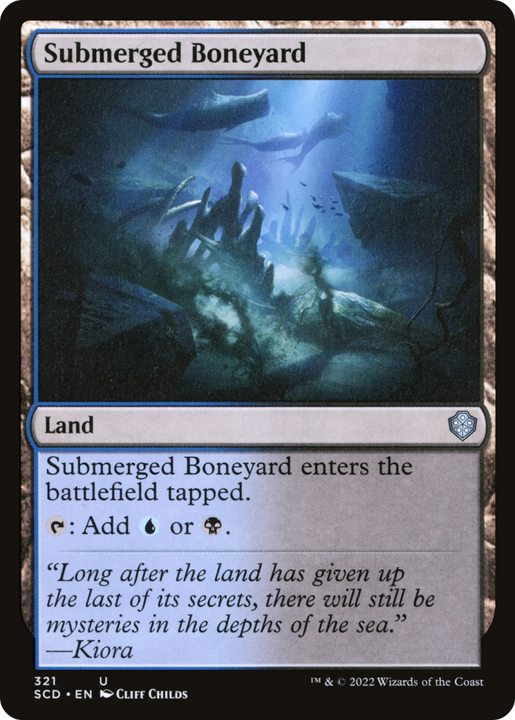 Submerged Boneyard [Starter Commander Decks]-1